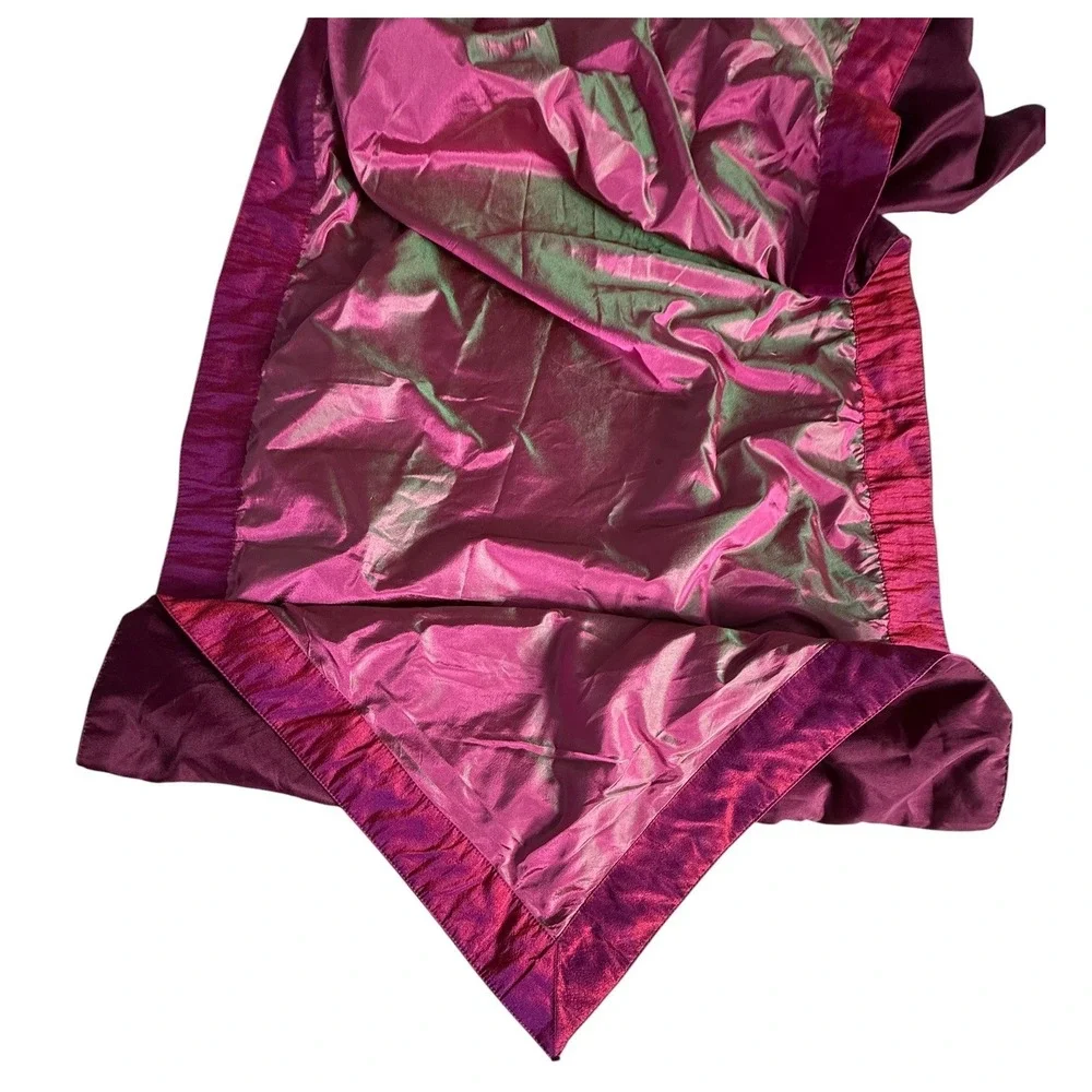 Vintage Iridescent Magenta Table Runner Y2K Fairy Boho Whimsical‎ Witchy 92x24